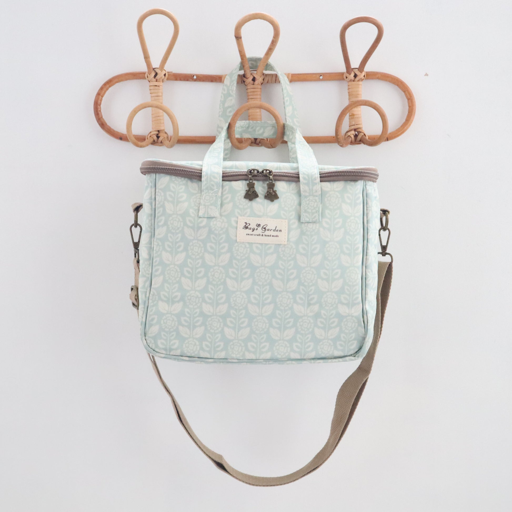 Bags Garden bolso de mano Neverita waterproof cuadrada Botánica mint Bags Garden Bags Garden