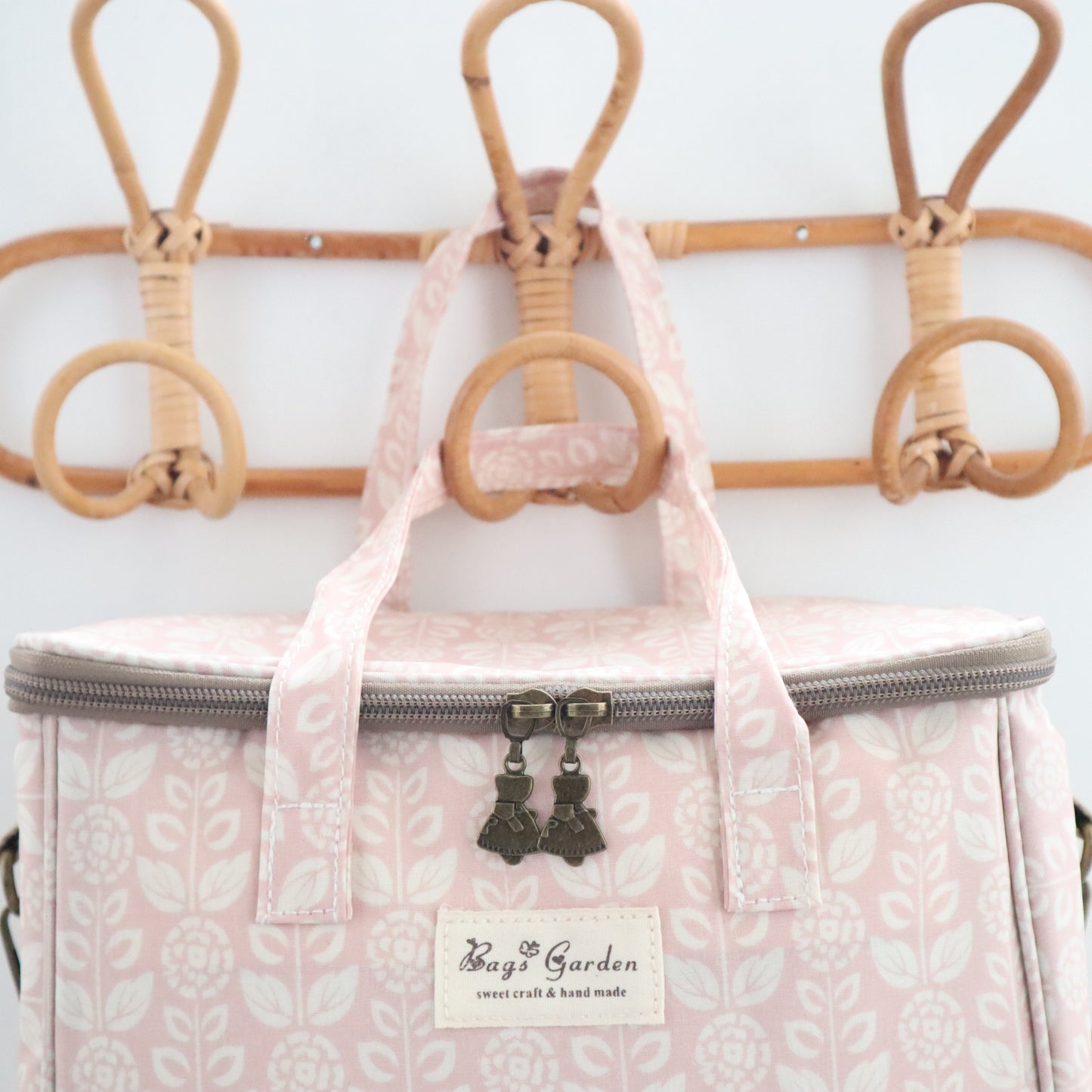 Bags Garden bolso de mano Neverita waterproof cuadrada Botánica rosa Bags Garden Bags Garden