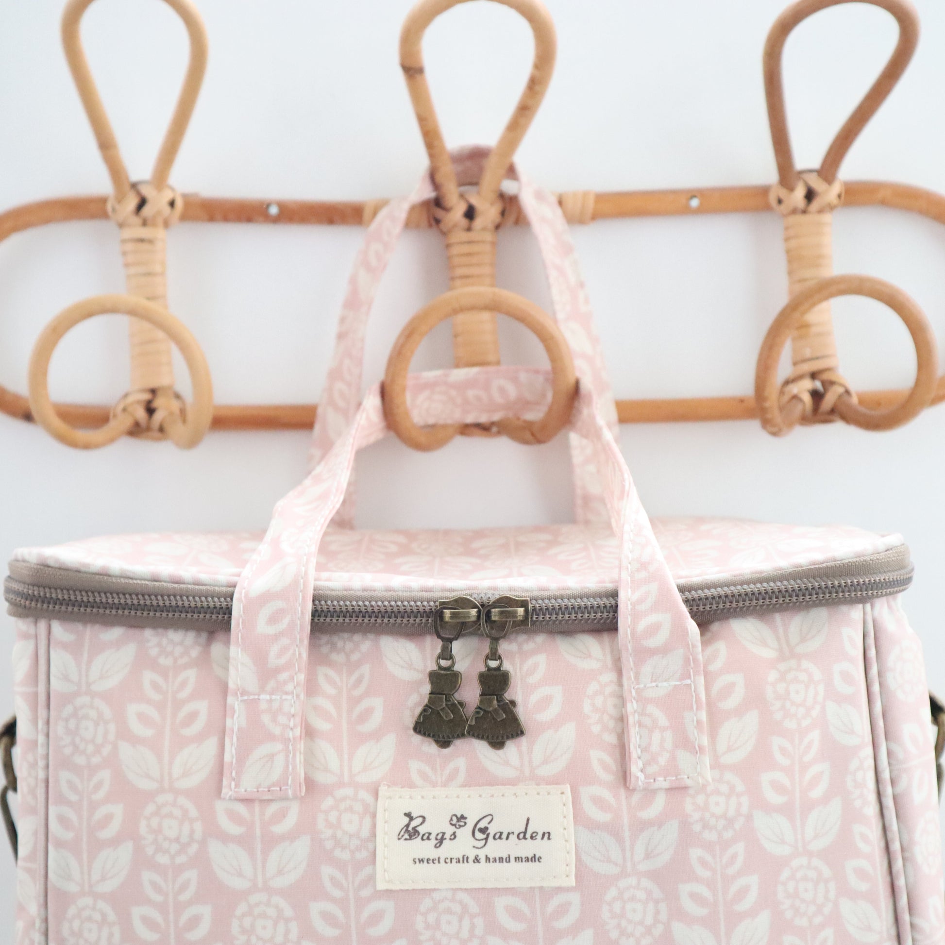 Bags Garden bolso de mano Neverita waterproof cuadrada Botánica rosa Bags Garden Bags Garden