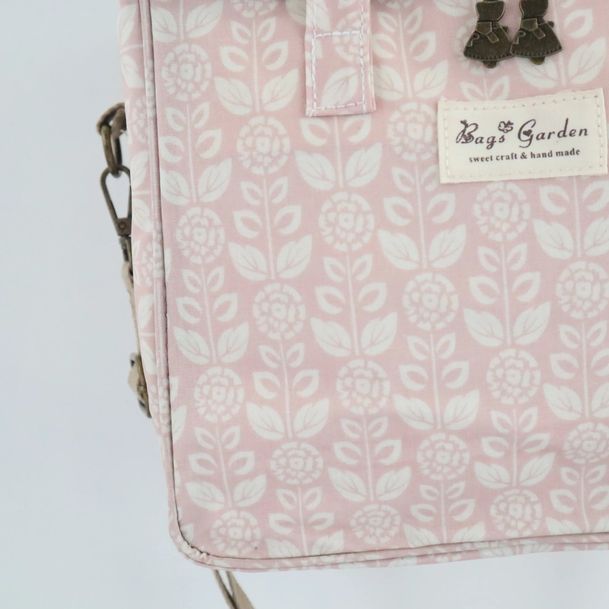 Bags Garden bolso de mano Neverita waterproof cuadrada Botánica rosa Bags Garden Bags Garden