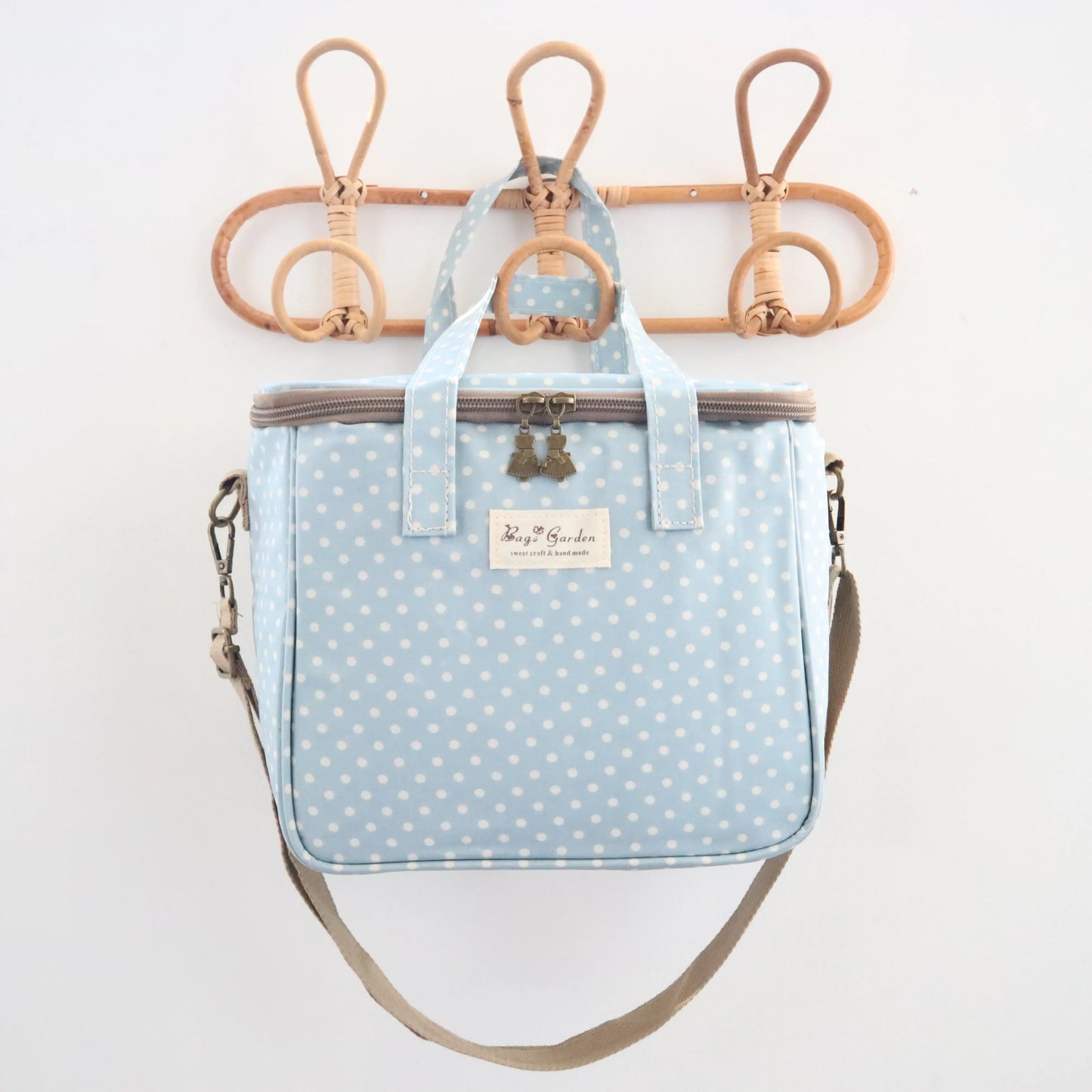 Bags Garden bolso de mano Neverita waterproof cuadrada Lunares Azulado Bags Garden Bags Garden