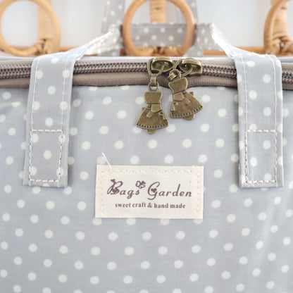 Bags Garden bolso de mano Neverita waterproof cuadrada Lunares Greige Bags Garden Bags Garden