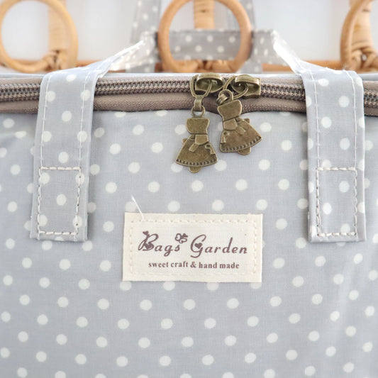 Bags Garden bolso de mano Neverita waterproof cuadrada Lunares Greige Bags Garden Bags Garden