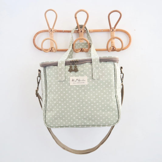 Bags Garden bolso de mano Neverita waterproof cuadrada Lunares Mint Bags Garden Bags Garden