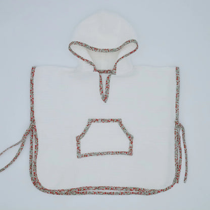 Poncho gofre crudo Red Garden