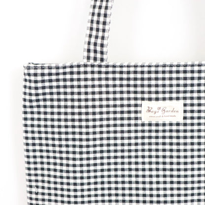 Bags Garden tote bag Tote bag de algodon Vichy Negro Bags Garden Bags Garden