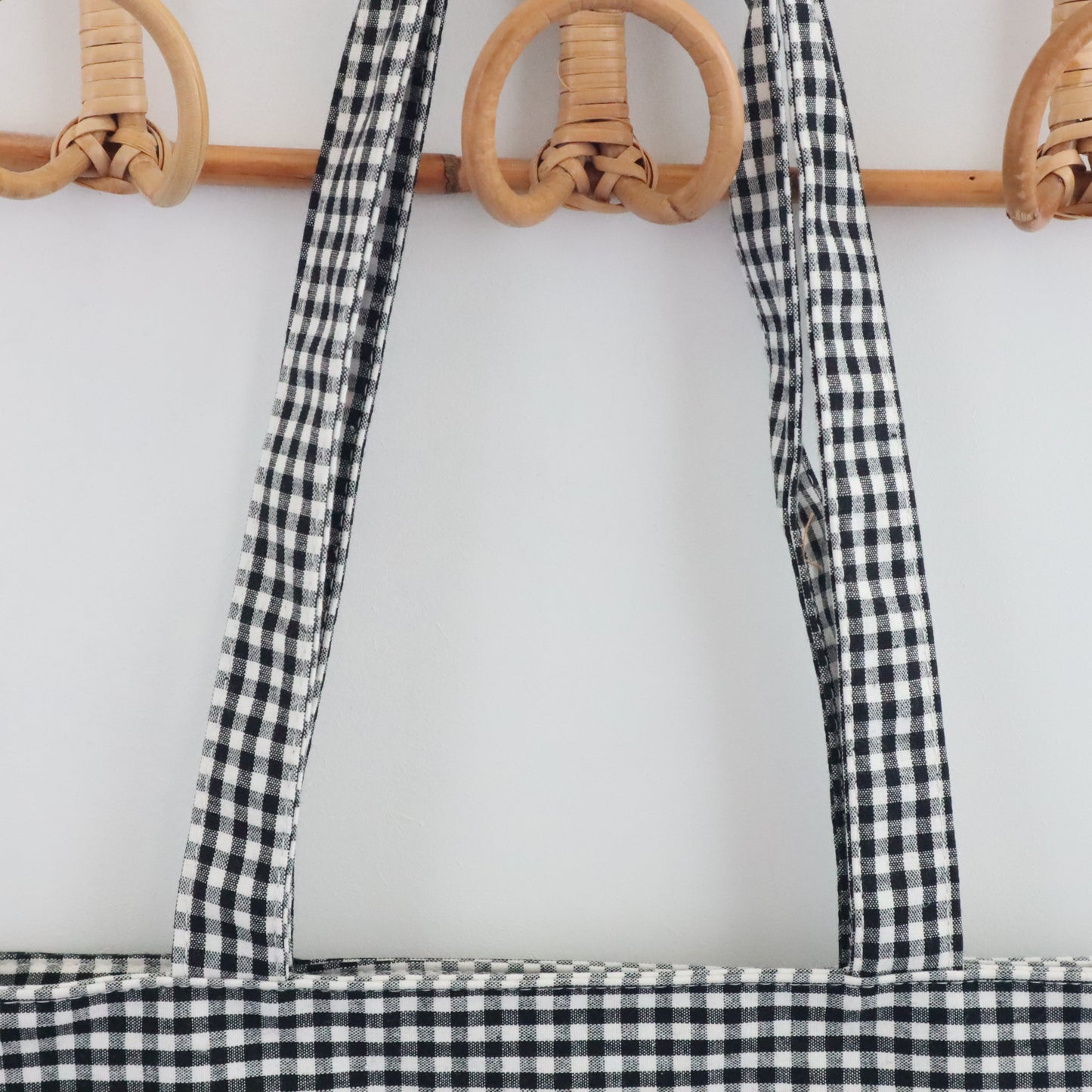 Bags Garden tote bag Tote bag de algodon Vichy Negro Bags Garden Bags Garden