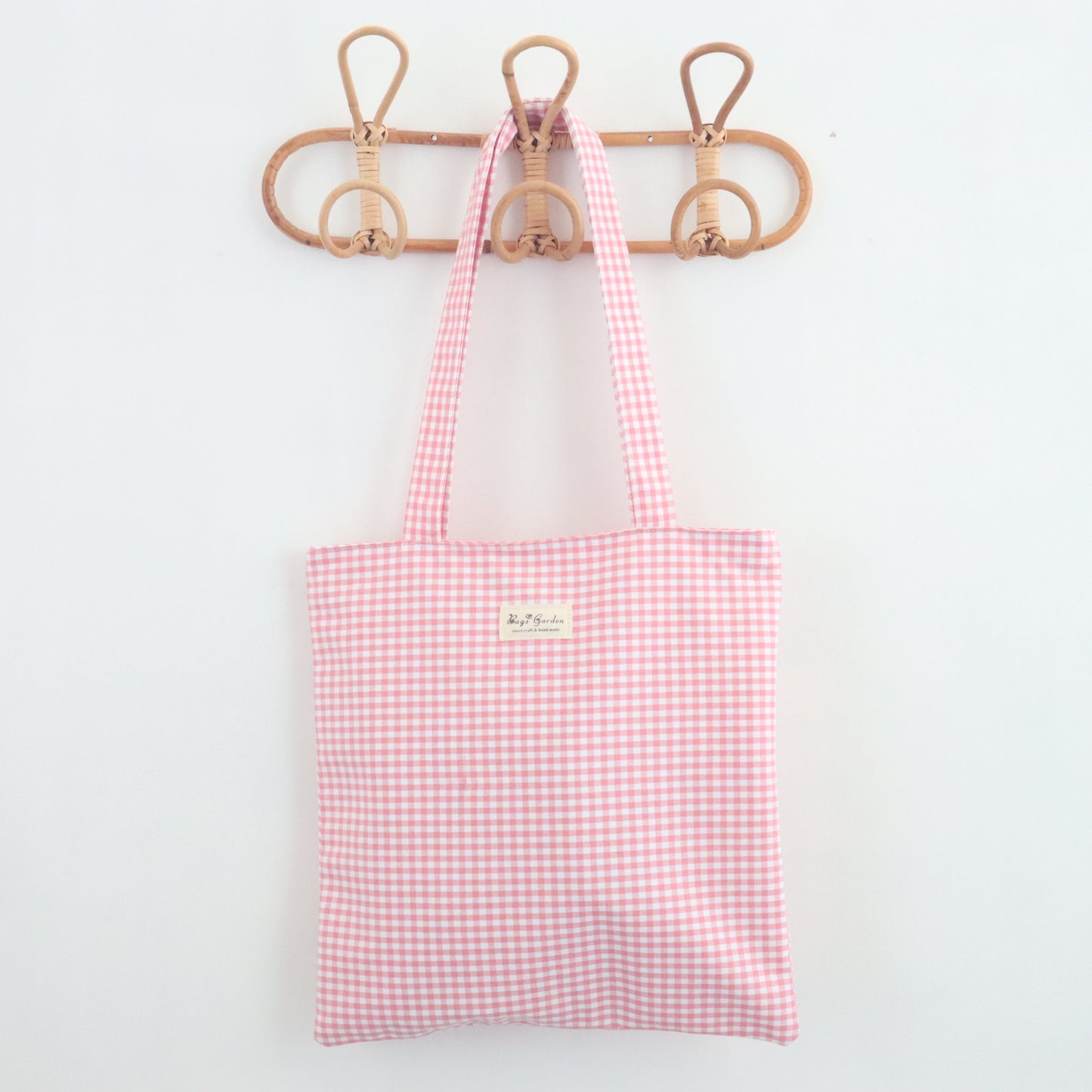 Bags Garden tote bag Tote bag de algodon Vichy Rosa Bags Garden Bags Garden