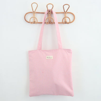 Bags Garden tote bag Tote bag de algodon Vichy Rosa Bags Garden Bags Garden