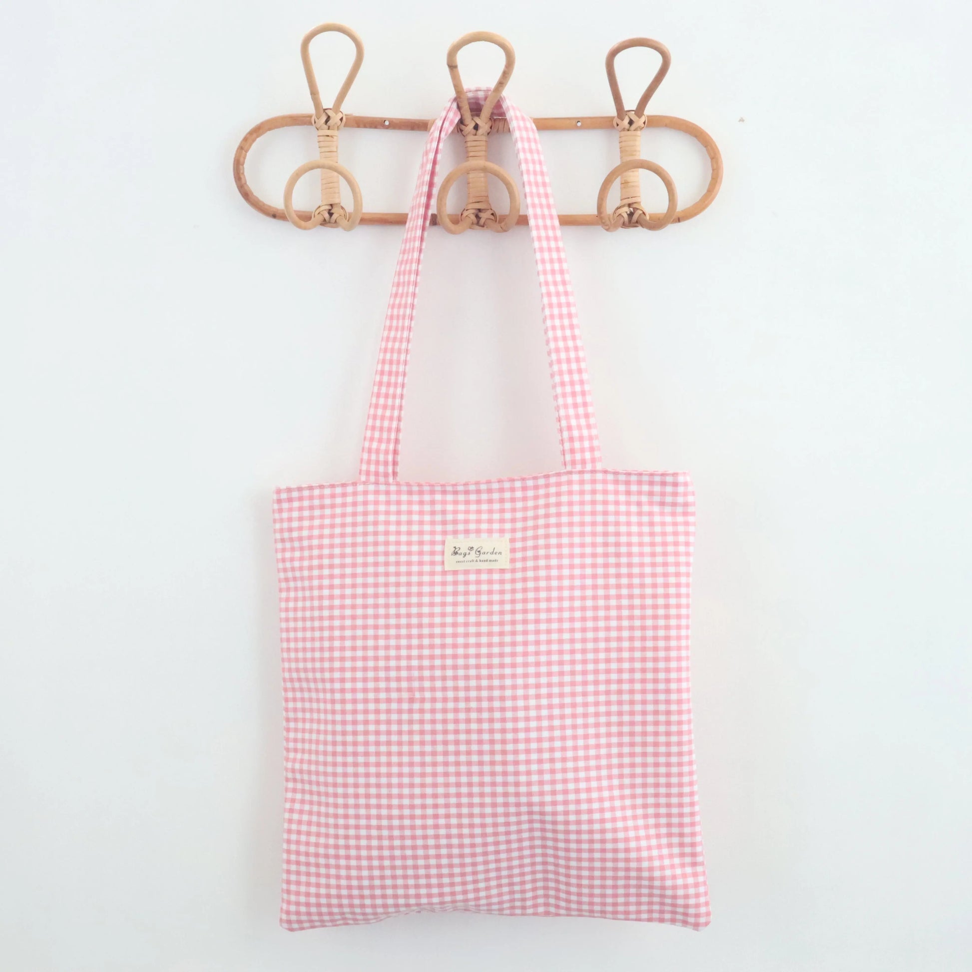 Bags Garden tote bag Tote bag de algodon Vichy Rosa Bags Garden Bags Garden
