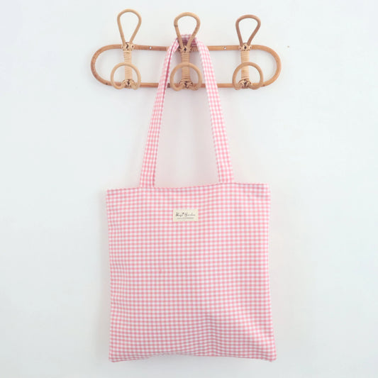 Bags Garden tote bag Tote bag de algodon Vichy Rosa Bags Garden Bags Garden
