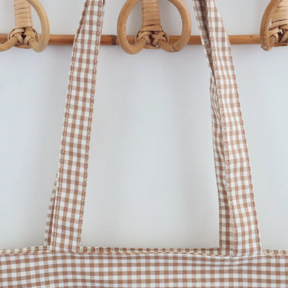 Bags Garden tote bag Tote bag de algodon Vichy Toffee Bags Garden Bags Garden