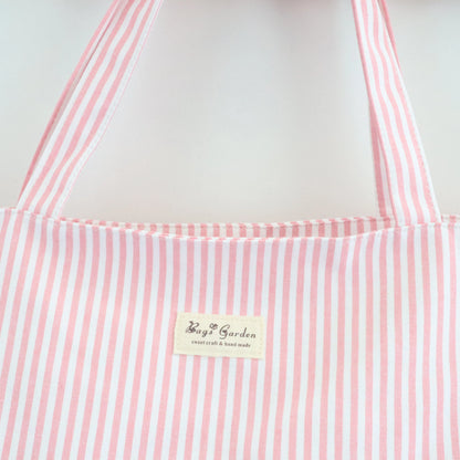 Bags Garden tote bag Tote bag shopper de algodon Rayas Empolvado Bags Garden Bags Garden