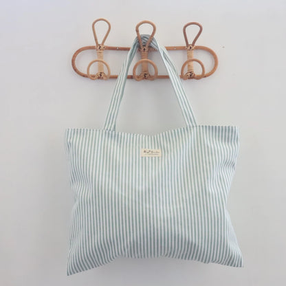 Bags Garden tote bag Tote bag shopper de algodon Rayas Mint Bags Garden Bags Garden
