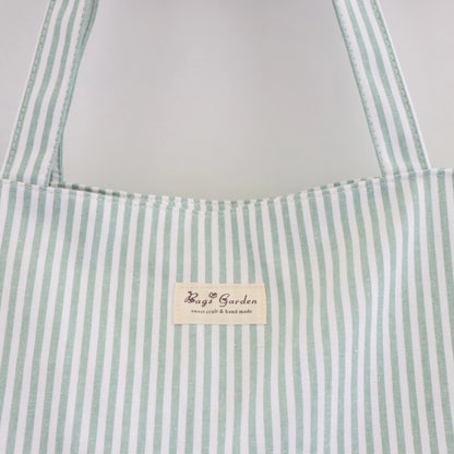 Bags Garden tote bag Tote bag shopper de algodon Rayas Mint Bags Garden Bags Garden