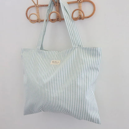 Bags Garden tote bag Tote bag shopper de algodon Rayas Mint Bags Garden Bags Garden