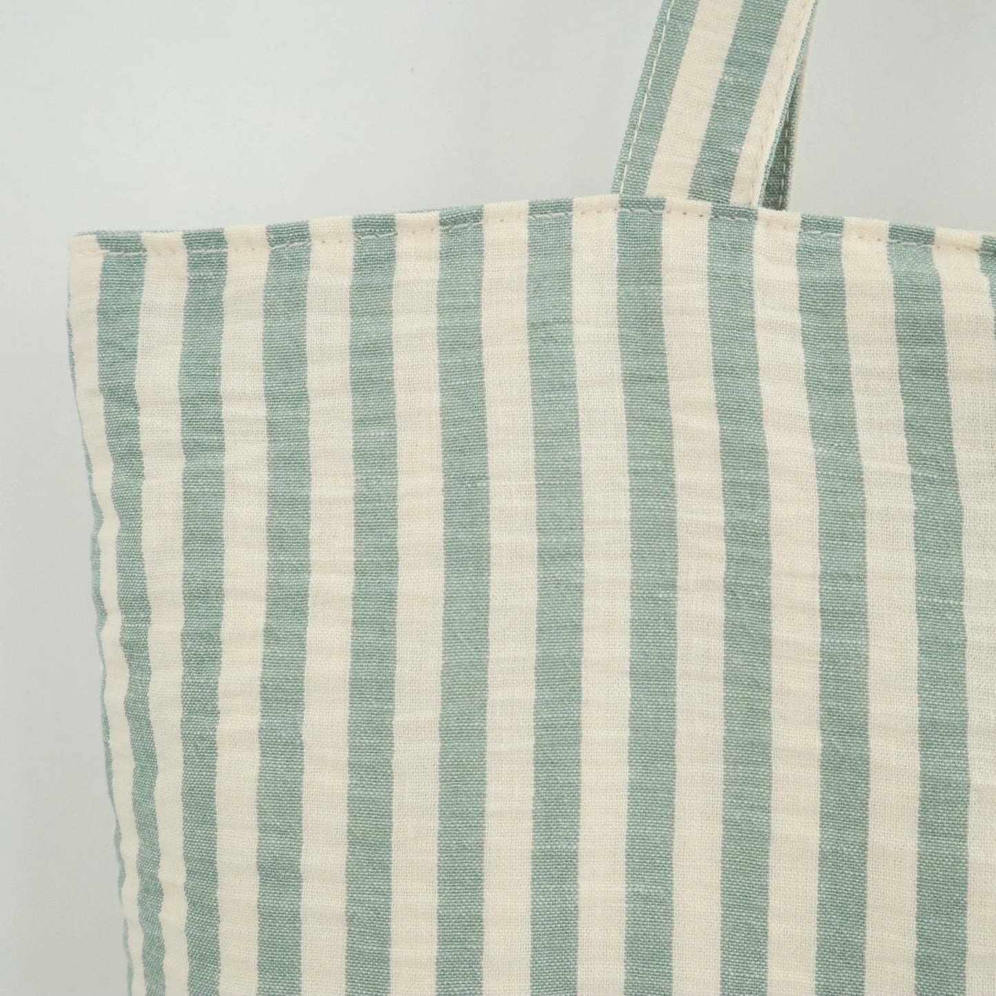 Bags Garden tote bag Tote bag shopper de algodon Rayas Seercucker Mint Bags Garden Bags Garden