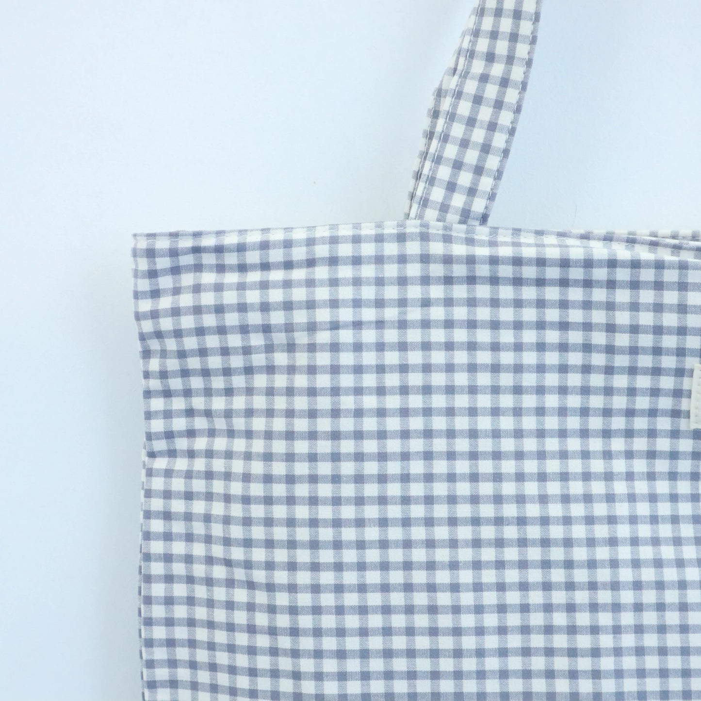 Tote bag shopper de algodon Vichy Denim Bags Garden