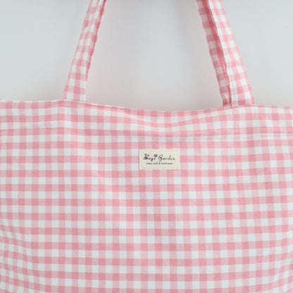 Bags Garden tote bag Tote bag shopper de algodon Vichy Rosa Bags Garden Bags Garden