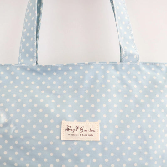 Bags Garden tote bag Tote bag waterproof Lunares Azulado Bags Garden Bags Garden