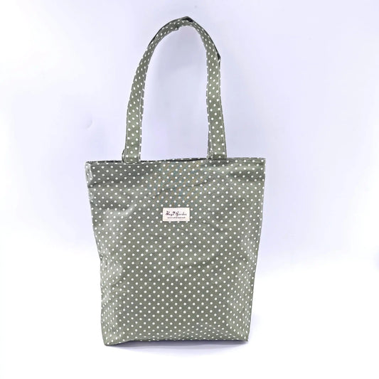 Bags Garden tote bag Tote bag waterproof Lunares Verde Bags Garden Bags Garden