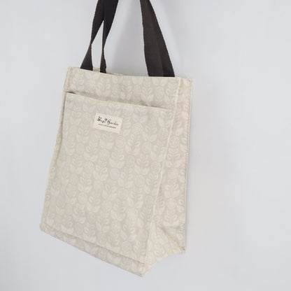 Bags Garden bolso de mano Tote de mano mediana waterproof Botánica beige Bags Garden Bags Garden