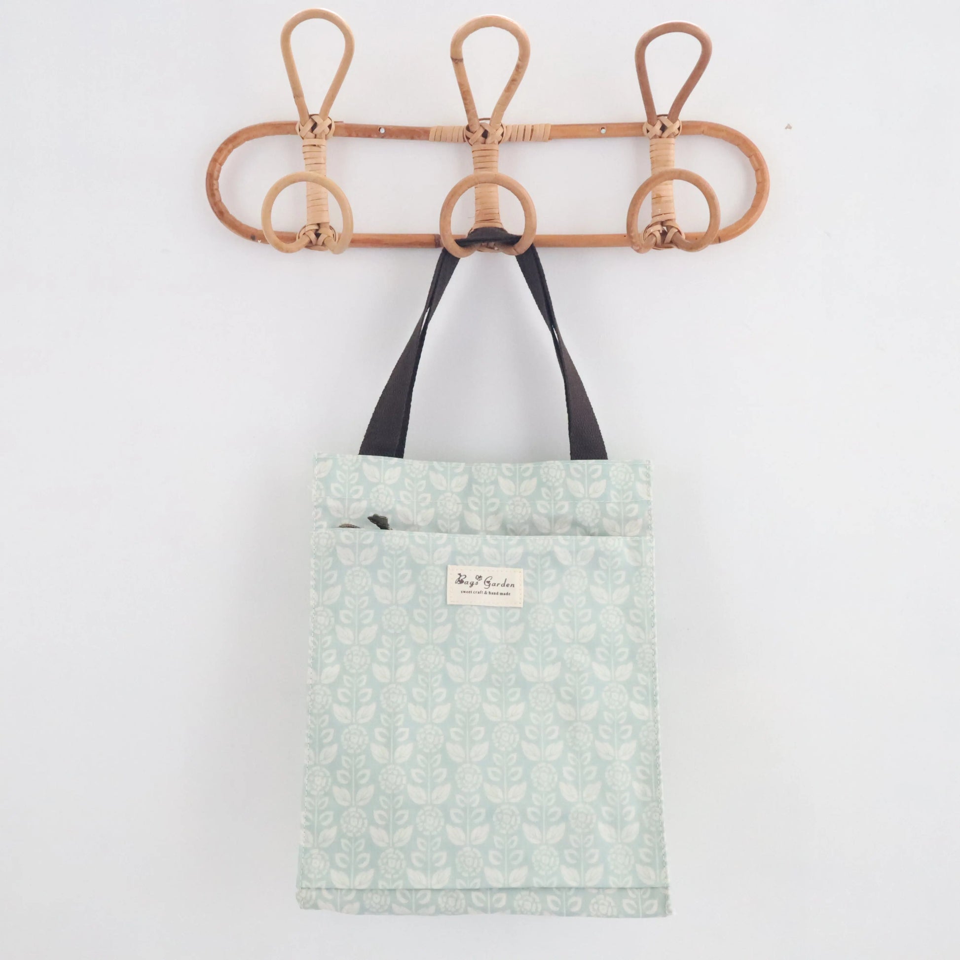 Bags Garden bolso de mano Tote de mano mediana waterproof Botánica mint Bags Garden Bags Garden