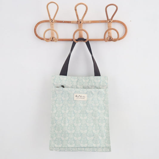 Bags Garden bolso de mano Tote de mano mediana waterproof Botánica mint Bags Garden Bags Garden