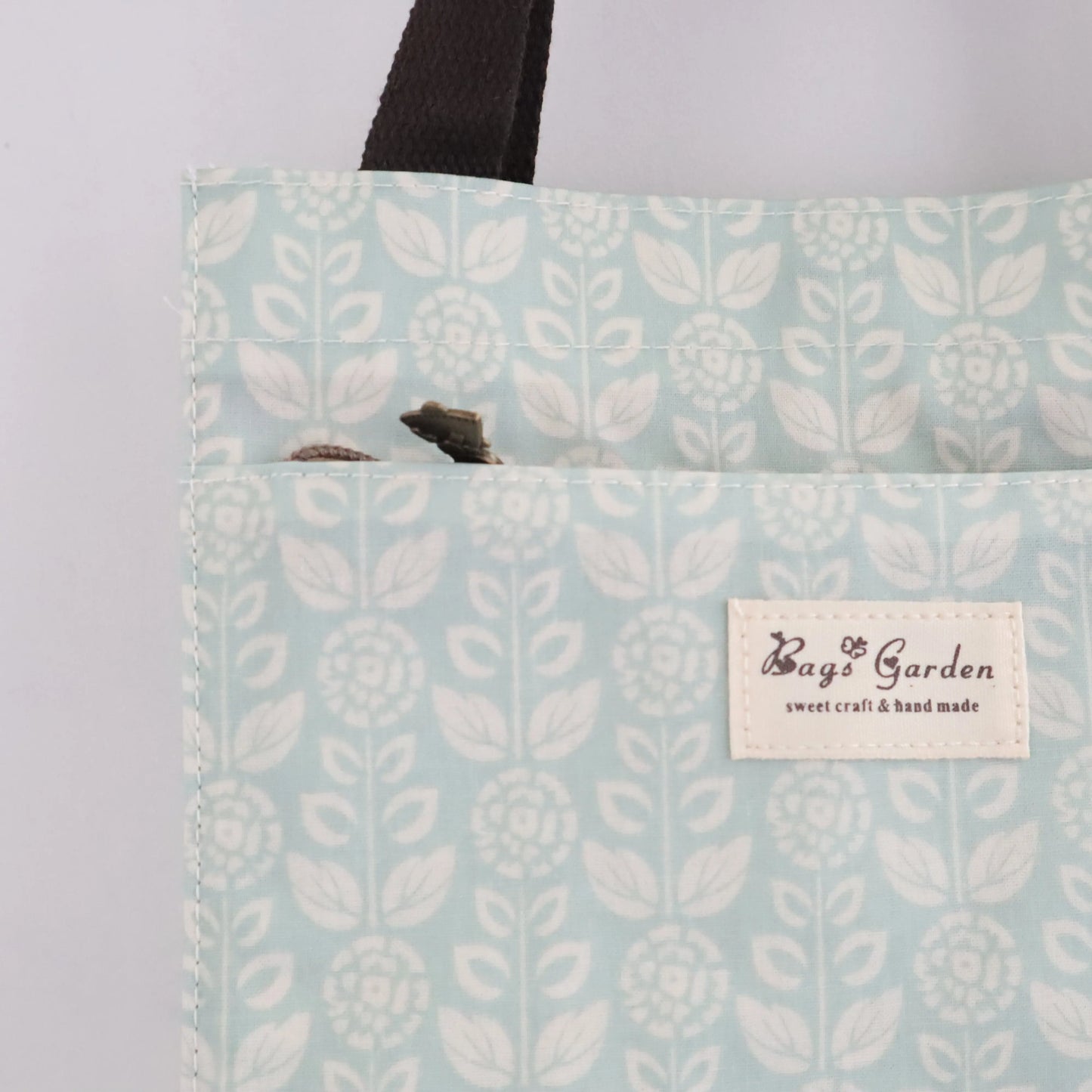 Bags Garden bolso de mano Tote de mano mediana waterproof Botánica mint Bags Garden Bags Garden