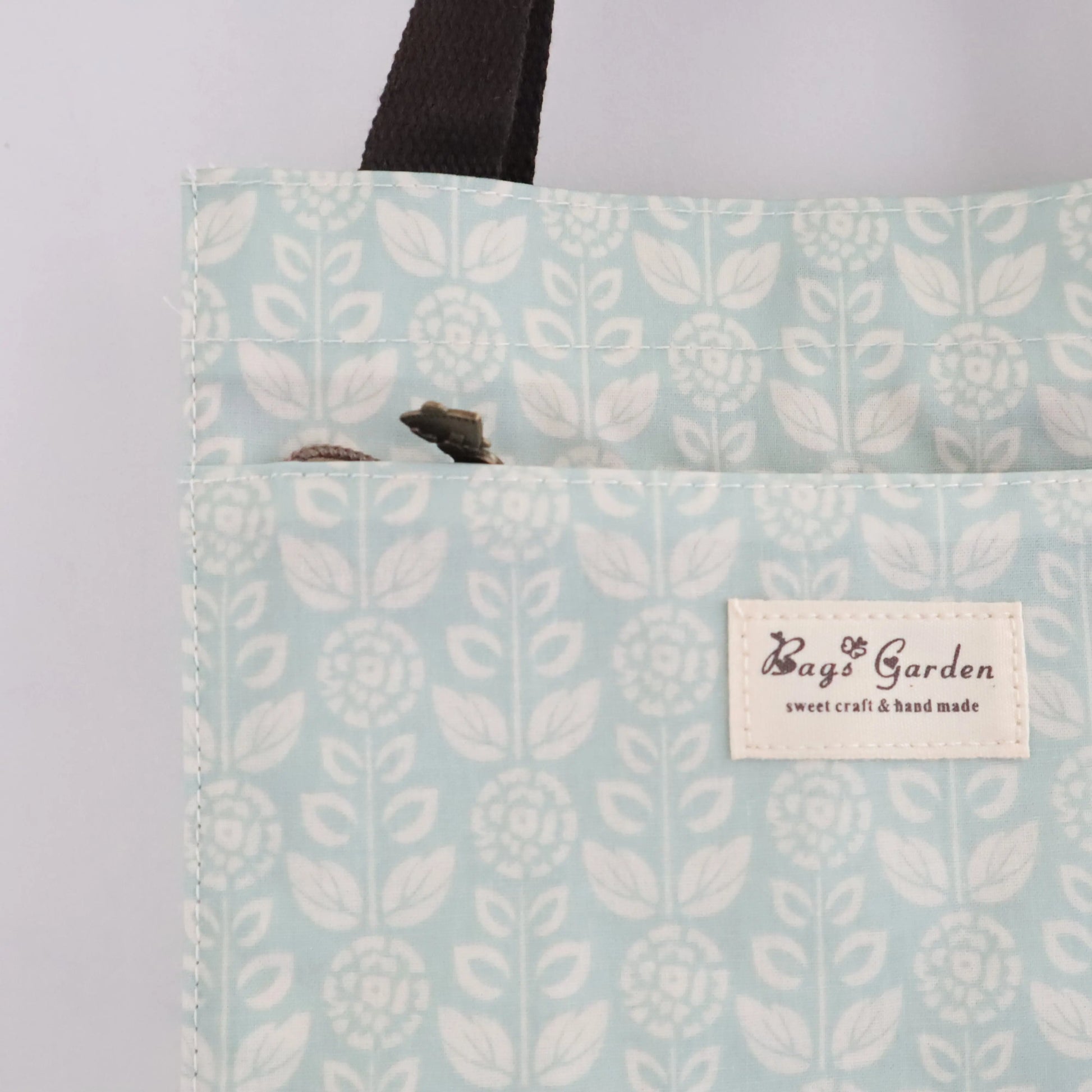 Bags Garden bolso de mano Tote de mano mediana waterproof Botánica mint Bags Garden Bags Garden
