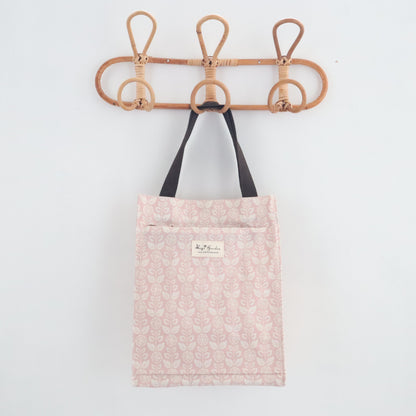 Bags Garden bolso de mano Tote de mano mediana waterproof Botánica rosa Bags Garden Bags Garden