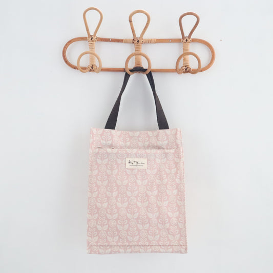 Bags Garden bolso de mano Tote de mano mediana waterproof Botánica rosa Bags Garden Bags Garden