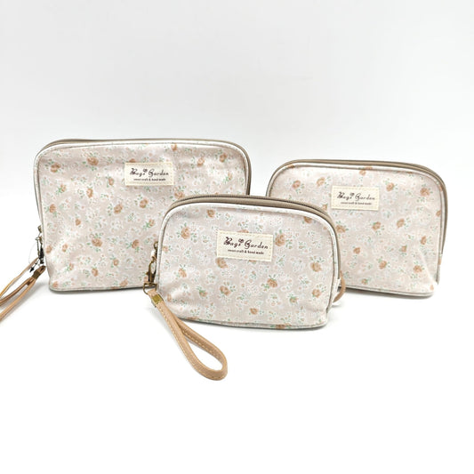 Bags Garden neceser Trío de neceseres waterproof Avellana Bags Garden Bags Garden