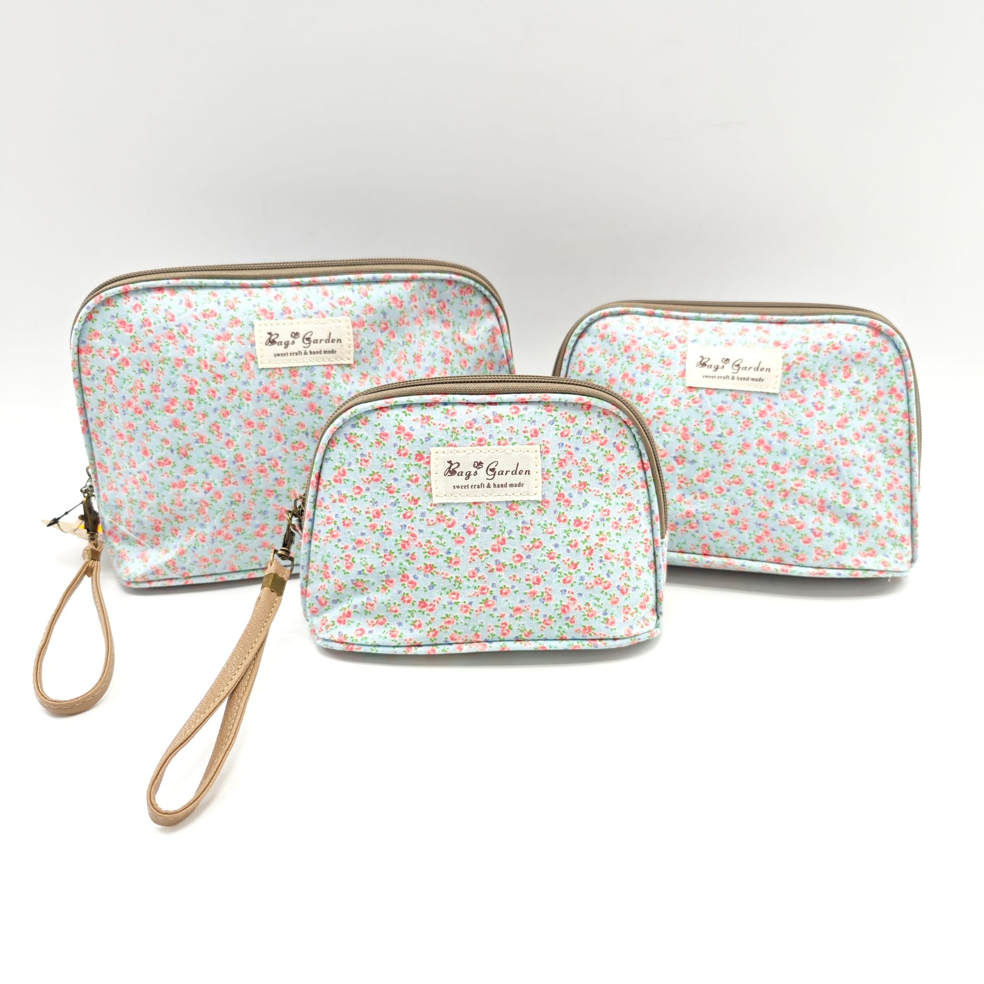 Bags Garden neceser Trío de neceseres waterproof Ruibarbo Bags Garden Bags Garden