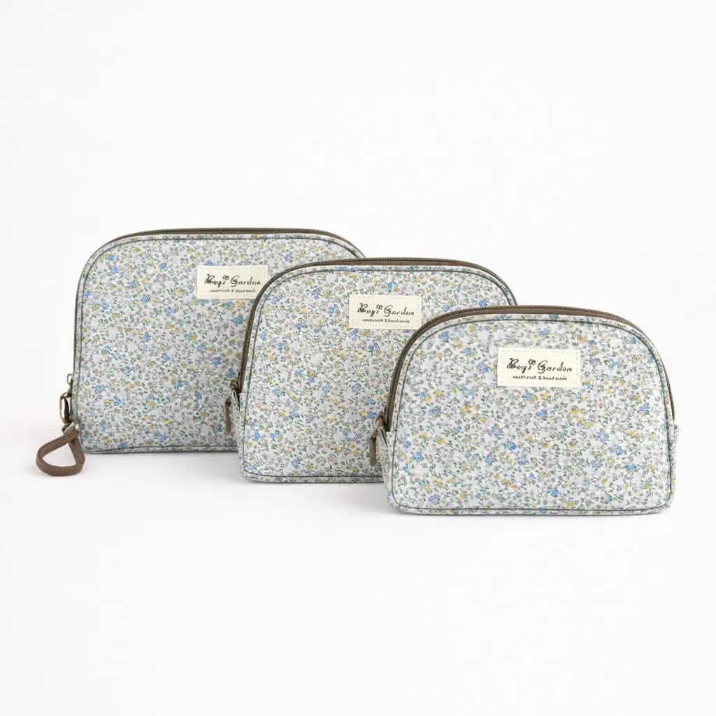 Trío de neceseres waterproof Uva Bags Garden
