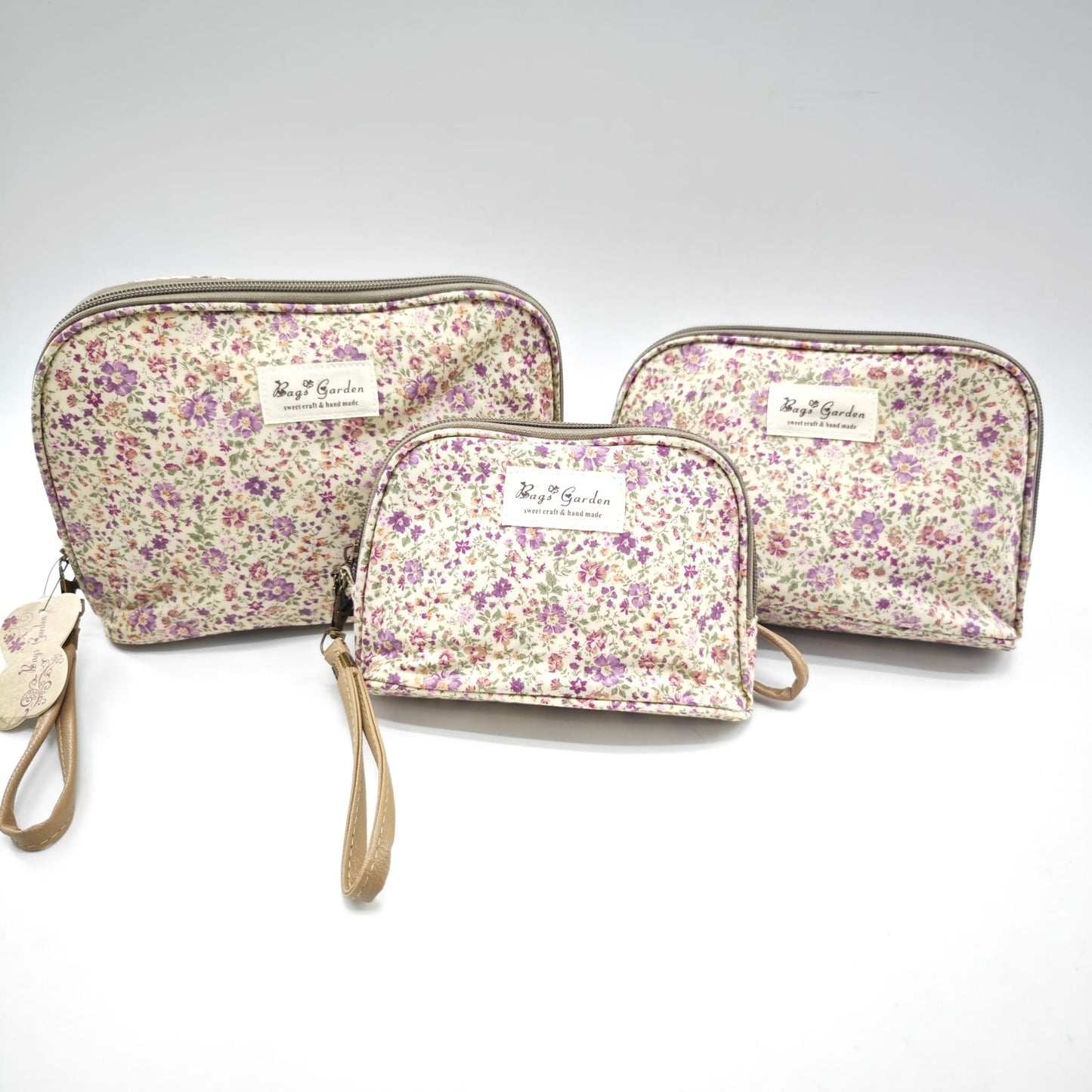 Bags Garden neceser Trío de neceseres waterproof Violeta Bags Garden Bags Garden